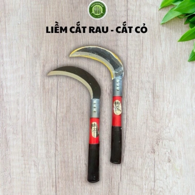 Dao liềm cắt rau, cỏ, lúa nhập khẩu - Lưỡi sắc bén, dễ dùng, chỉ 29.000₫