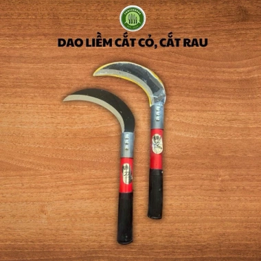Dao liềm cắt rau, cỏ, lúa nhập khẩu - Lưỡi sắc bén, dễ dùng, chỉ 29.000₫