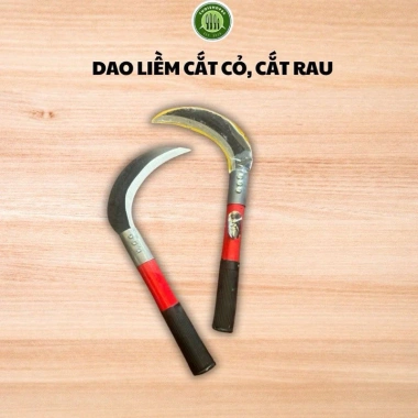 Dao liềm cắt rau, cỏ, lúa nhập khẩu - Lưỡi sắc bén, dễ dùng, chỉ 29.000₫