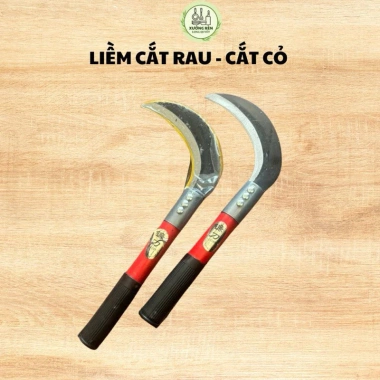 Dao liềm cắt rau, cỏ, lúa nhập khẩu - Lưỡi sắc bén, dễ dùng, chỉ 29.000₫