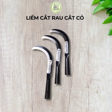 Dao liềm cắt rau và cỏ làm vườn nhập khẩu - Lưỡi sắc bén, giá chỉ 34.000đ