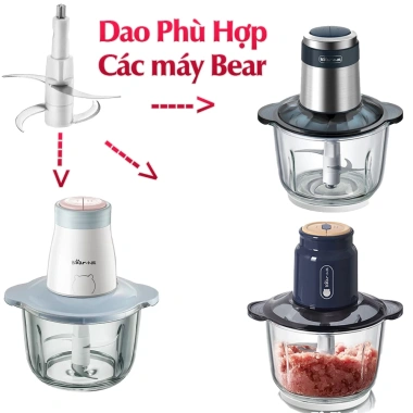 Dao Náy Xay Thịt Bear QSJ B02Q1 C03M1 D03P3 - Siêu sắc bén, giảm giá 110k 4