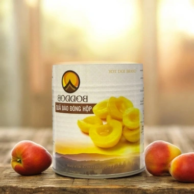 Đào Ngâm Đóng Hộp Đa Loại, Hương Vị Tự Nhiên, Giá 34,997₫ - Tiện Lợi, Bảo Quản Dễ 6