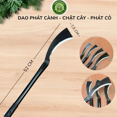 Dao phát cành thép Mangan sắc nén - Chặt cây, cỏ, mía nhanh, bền bỉ, giá chỉ 75.000đ 3 Dao phát cành thép Mangan sắc nén - Chặt cây, cỏ, mía nhanh, bền bỉ, giá chỉ 75.000đ 3