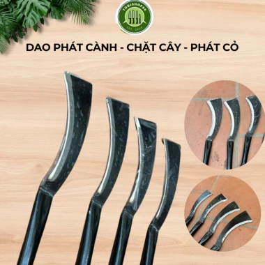 Dao phát cành thép Mangan sắc nén - Chặt cây, cỏ, mía nhanh, bền bỉ, giá chỉ 75.000đ