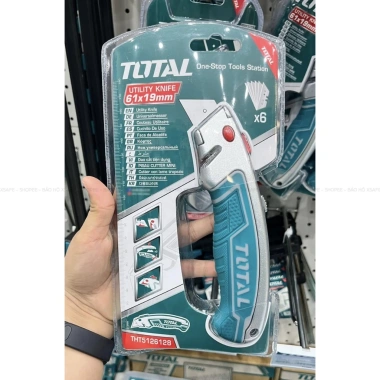 Dao rọc cáp đa năng TOTAL THT5.126.128 - Lưỡi SK5 61x19mm, kèm 6 lưỡi, giá 99.000₫ 3