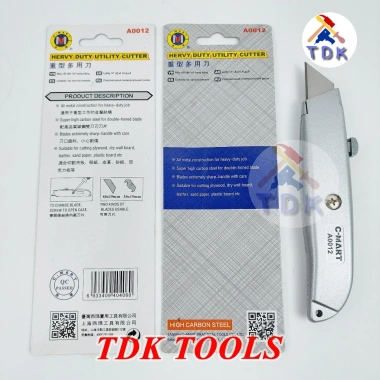 Dao rọc cáp & trổ đa năng C-Mart A12 - cán nhôm, hộp 10 lưỡi A44, giảm còn 21.000đ 6