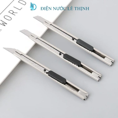 Dao rọc giấy cắt giấy văn phòng thép không rỉ Lưỡi sắc mạnh giá ưu đãi 9.000₫ Dao rọc giấy cắt giấy văn phòng thép không rỉ Lưỡi sắc mạnh giá ưu đãi 9.000₫