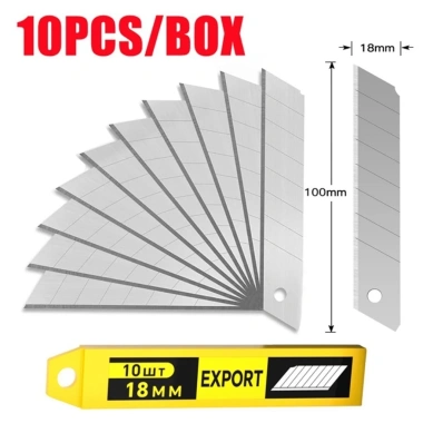 Dao rọc giấy đa năng 18mm Thép không rỉ - Làm mịn cạnh, giá chỉ 11.955₫