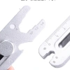 Dao rọc giấy đa năng thép không gỉ cao cấp, tích hợp thước đo, vặn ốc, núm xoay cố định - Giá 20.000 VND 5