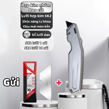 Dao rọc giấy Deli cầm tay công nghiệp đa năng lưỡi dày chữ T - Giá 99.000₫ 10 Dao rọc giấy Deli cầm tay công nghiệp đa năng lưỡi dày chữ T - Giá 99.000₫ 10