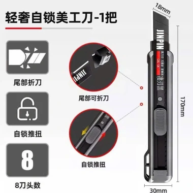 Dao rọc giấy văn phòng lưỡi thép không gỉ - Đa năng, tiện lợi, chỉ 22.500 VND 5 Dao rọc giấy văn phòng lưỡi thép không gỉ - Đa năng, tiện lợi, chỉ 22.500 VND 5