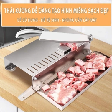 Dao Thái Thịt Đa Năng Inox Cắt Gà, Xương, Lạnh – Sắc Bén, Cắt Lớp Mỏng, Giá 484.000đ