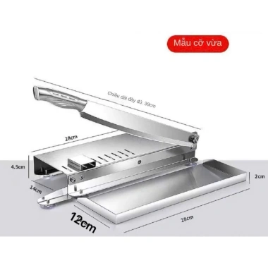Dao Thái Thịt Đa Năng Inox Cắt Gà, Xương, Lạnh – Sắc Bén, Cắt Lớp Mỏng, Giá 484.000đ