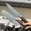 Dao Thái Thịt Nhật Siêu Sắc Bén Thép Vân Sóng Không Gỉ - Giá Giảm 110k 2