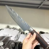 Dao Thái Thịt Nhật Siêu Sắc Bén Thép Vân Sóng Không Gỉ - Giá Giảm 110k 4