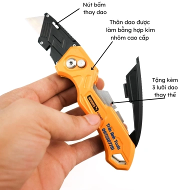 Dao trổ gấp gọn cao cấp Wynn K20.401 SK5 siêu sắc tiêu chuẩn Châu Âu giá 137.000 VND 3
