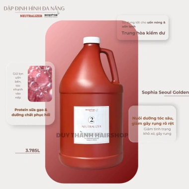 Dập Định Hình Tóc Uốn Sophia Neutralizer 3.785ml – Giữ Lọn Đẹp, Kiềm Trung Hòa, 425k 3 Dập Định Hình Tóc Uốn Sophia Neutralizer 3.785ml – Giữ Lọn Đẹp, Kiềm Trung Hòa, 425k 3