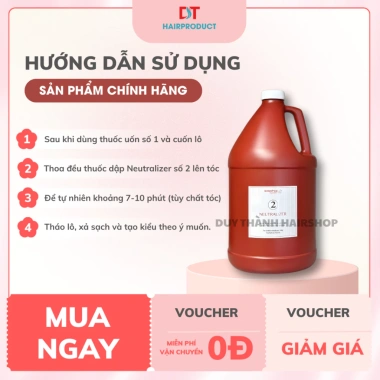 Dập Định Hình Tóc Uốn Sophia Neutralizer 3.785ml – Giữ Lọn Đẹp, Kiềm Trung Hòa, 425k 8 Dập Định Hình Tóc Uốn Sophia Neutralizer 3.785ml – Giữ Lọn Đẹp, Kiềm Trung Hòa, 425k 8