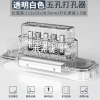 Dập đục lỗ giấy 5 lỗ trong suốt đa màu - Dụng cụ làm sổ còng học tập, văn phòng, chỉ 105.000₫ 8