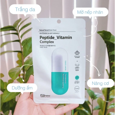 Đắp Mặt Nạ BENEW Peptide Complex Hàn Quốc 26ml - Vitamin Trắng Da, Chống Nhăn, Căng Mịn, Xanh Lá 89.000 6