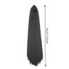 DARON Dài Yaki Thẳng Đuôi Ngựa Kẹp Dây Rút Afro Đen Nâu Phụ Kiện Tóc Dự Tiệc 150k 2