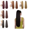 DARON Dài Yaki Thẳng Đuôi Ngựa Kẹp Dây Rút Afro Đen Nâu Phụ Kiện Tóc Dự Tiệc 150k 3