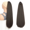 DARON Dài Yaki Thẳng Đuôi Ngựa Kẹp Dây Rút Afro Đen Nâu Phụ Kiện Tóc Dự Tiệc 150k 10