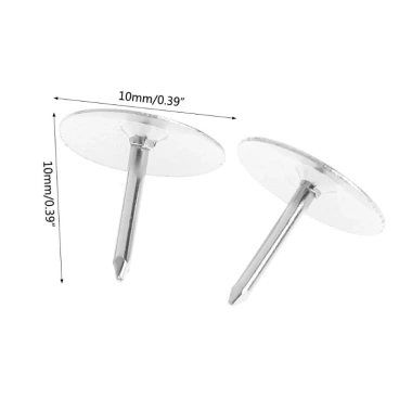DASBSUG 80 miếng kim loại bền, ngón tay đẩy, kẹp bạc thumbtacks cho bảng thông báo - Giá ưu đãi 36.447đ 5