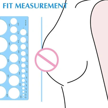 Dasbsug Máy Bơm Ngực Mặt Bích Định Cỡ Núm Vú - Thước Đo Chính Xác, Giá Ưu Đãi 44.047đ 3