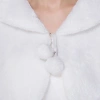 Dasbsug Nữ Lông Thú Giả Dài Tay Khăn Choàng Quấn Ve Áo Cổ Pompom Ren 199.790₫ 9