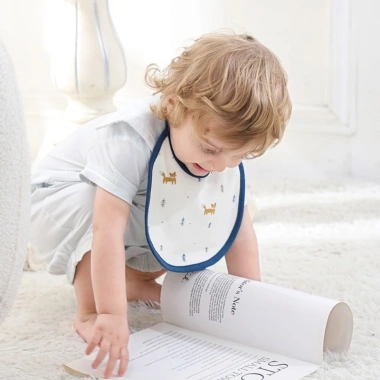 Dasbsug Vải ợn Chống Thấm Nước - Mềm, Thoải Mái cho Trẻ Sơ Sinh, Khăn Ăn Yếm 65.891₫ 5