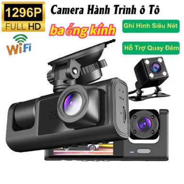 Dash Cam HD 1.080p Cảm biến trọng lực, ống kính góc rộng, màn hình đỗ xe - 349.000₫