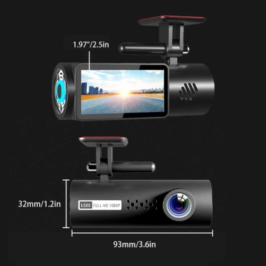 Dashcam WIFI 1.200W HD 1.080P - Tầm nhìn ban đêm, di động, giám sát & đỗ xe - 563.970 VND 2