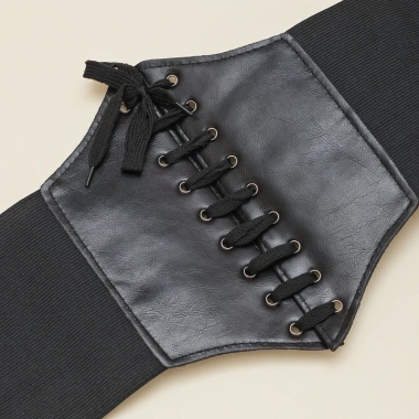 Dassbsug Corset Co Giãn Màu Trơn Nâng Eo Nữ - Rộng Dây Thắt Lưng 84.739 VND 9