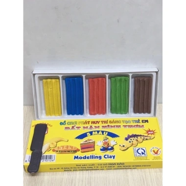 Đất Nặn Hoa Đào 5-10 Màu - Đồ Chơi Phát Triển Trí Tuệ và Sáng Tạo cho Bé 3+ - 15.000 VND