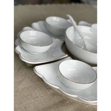 Đặt ngay Bộ Bát Đĩa Cúng Gia Tiên Trắng Vàng Kim, Bộ Hoa Mặt Trời Gốm Sứ Bát Tràng Đa Kích Thước – Giá chỉ 249.000₫ 3