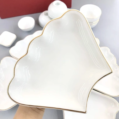 Đặt ngay Bộ Bát Đĩa Cúng Gia Tiên Trắng Vàng Kim, Bộ Hoa Mặt Trời Gốm Sứ Bát Tràng Đa Kích Thước – Giá chỉ 249.000₫ 5