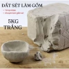 Đất sét cao lanh trắng mịn 5kg - Nặng tượng, làm gốm, giá chỉ 75.000 VND