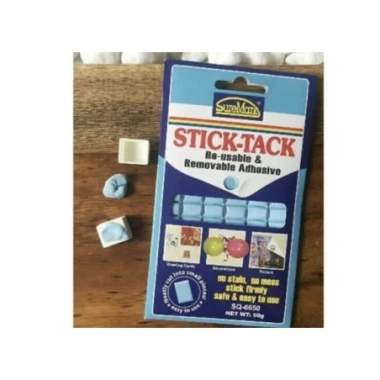 Đất sét keo dán đa năng Stick-Tack SureMark SQ-6.650 96 viên 50g - Siêu bền, giá ưu đãi 62.000₫ 2 Đất sét keo dán đa năng Stick-Tack SureMark SQ-6.650 96 viên 50g - Siêu bền, giá ưu đãi 62.000₫ 2