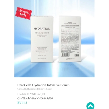 DATE 2.027 Bộ Dưỡng Da CareCella Hydration Basic Set 5sp Gcoop - Giá 335.000, giảm 73.700 2