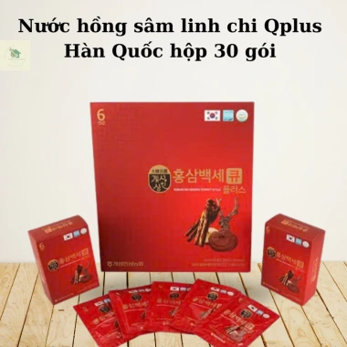 Date mới Hồng sâm Linh Chi Nhung Hươu Cao Cấp Qplus Hàn Quốc Giảm còn 288.000₫