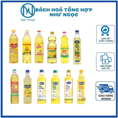 Dầu ăn đa thương hiệu 5L - Chỉ 21.000đ, chất lượng cao, thơm ngon, giảm giá đặc biệt