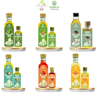 Dầu ăn dặm Anpaso ép lạnh hạt tự nhiên, chiên xào an toàn, cho bé - Giá 46.000 VND