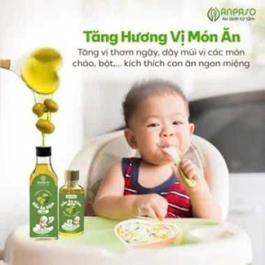 Dầu ăn dặm bé vị cá hồi 50ml ANPASO Xanhsam Organic - Giá 59.000đ 4 Dầu ăn dặm bé vị cá hồi 50ml ANPASO Xanhsam Organic - Giá 59.000đ 4