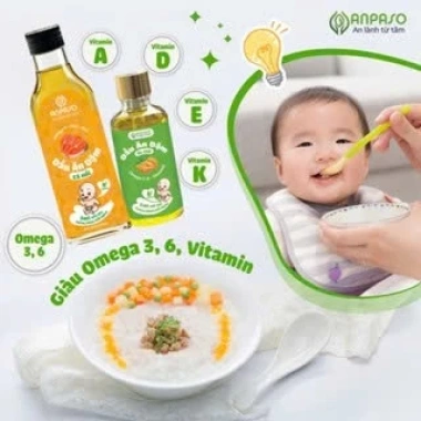 Dầu ăn dặm bé vị cá hồi 50ml ANPASO Xanhsam Organic - Giá 59.000đ 5 Dầu ăn dặm bé vị cá hồi 50ml ANPASO Xanhsam Organic - Giá 59.000đ 5