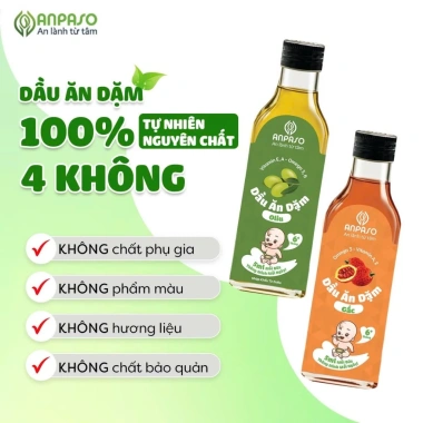 Dầu ăn dặm bé vị mè đen 100ml Anpaso Organic - An toàn, giảm giá 88.500₫ 2