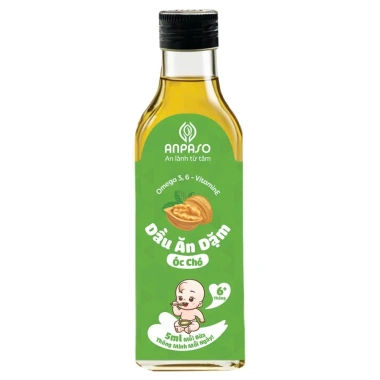 Dầu ăn dặm bé vị mè đen 100ml Anpaso Organic - An toàn, giảm giá 88.500₫ 10
