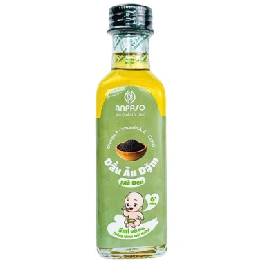 Dầu ăn dặm bé vị mè đen 100ml Anpaso Organic - An toàn, giảm giá 88.500₫ 12