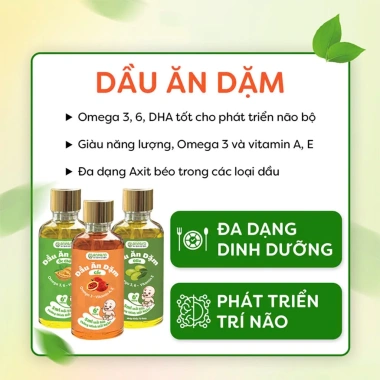Dầu ăn dặm bé vị mè đen 50ml Anpaso - Natural & Organic, giảm giá 59.000đ 8 Dầu ăn dặm bé vị mè đen 50ml Anpaso - Natural & Organic, giảm giá 59.000đ 8
